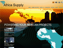 Tablet Screenshot of africasupply.com